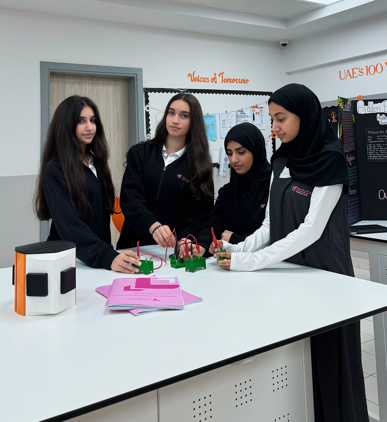 Students preparing for university